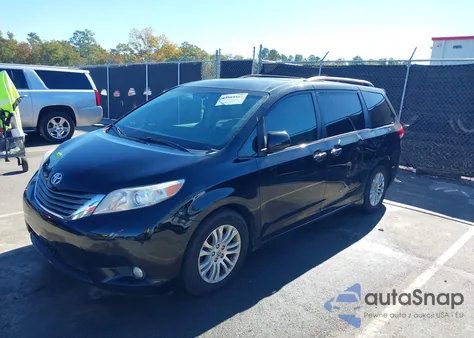 2014 Toyota Sienna Xle V6 8 Passenger из США, поврежденный, VIN 5TDYK3DC5ES430677
